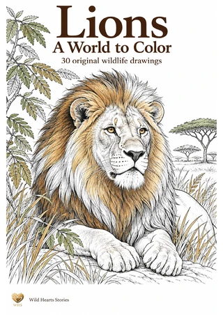 Lions: A World to Color cover
