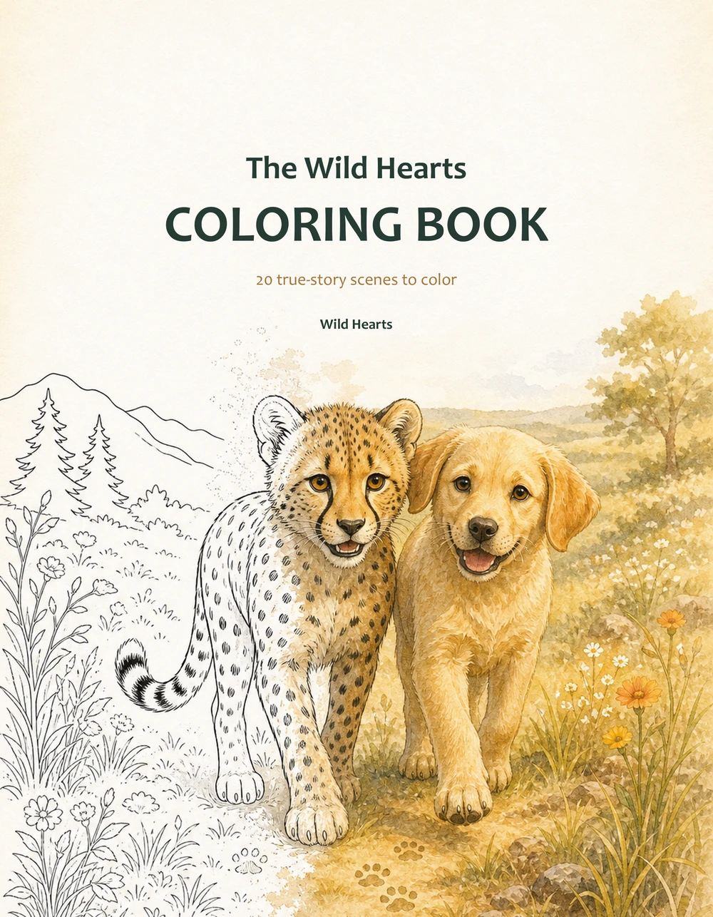 Cover of The Wild Hearts Coloring Book